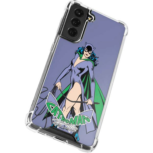 DC Comics Batman Catwoman Classic Art Pose Galaxy S21 FE Clear Case